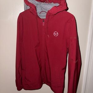 Hollister Red Jacket with Logo